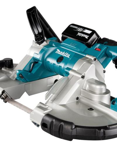 מסור סרט 18V נטען 120 ממ עם 2 סוללות 5A ומטען MAKITA DPB180RTE