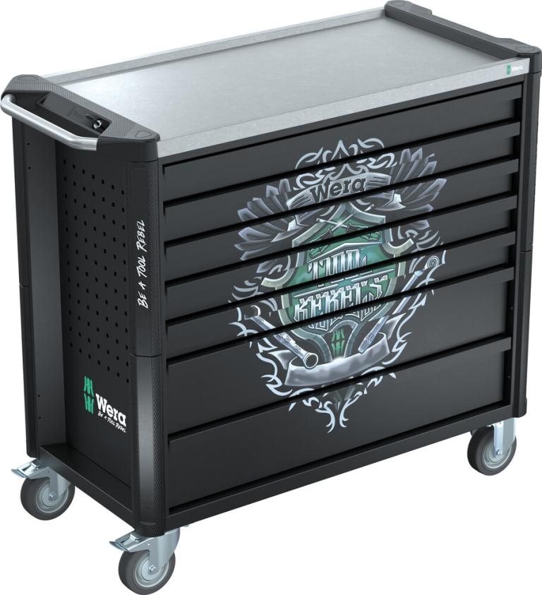 עגלת כלים מזוודת188יחמשטח פלבם 9701 WERA