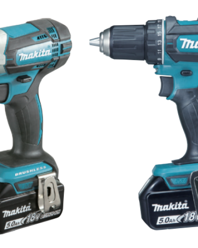 סט 2 כלים 18V נטען עם 3 סוללות 4A ומטען MAKITA DLX2127MX1
