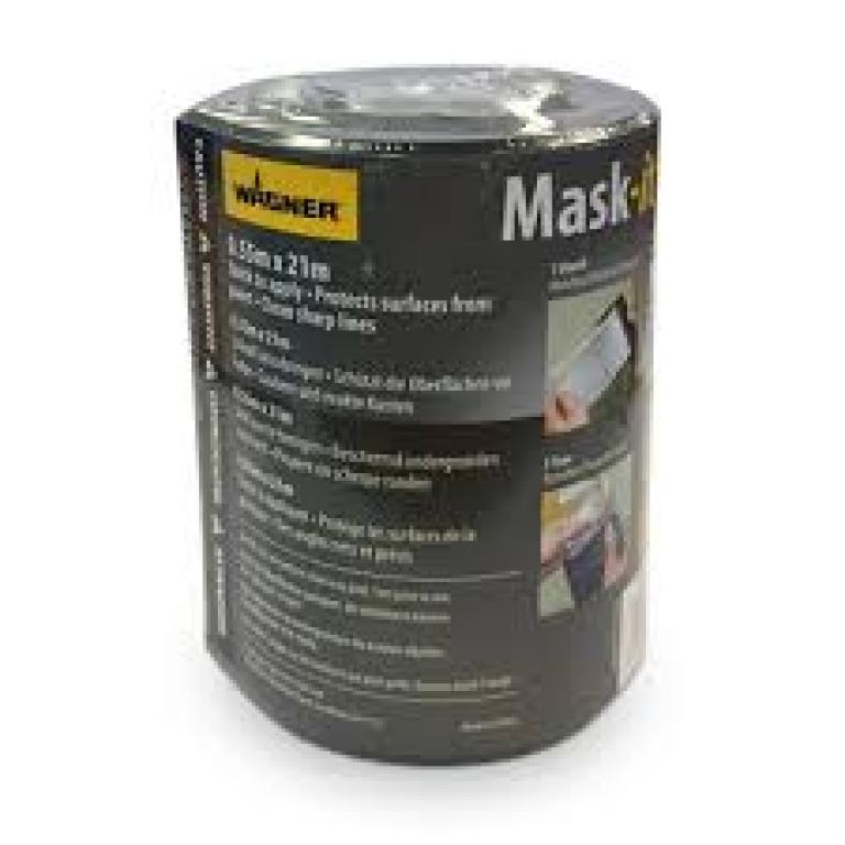 ניילון מגן לצביעה עם נייר דבק WAGNER 284033