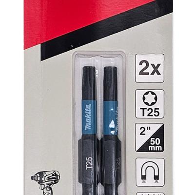 מארז 2 ביטים מגנטים T25 BLACK 50 MAKITA