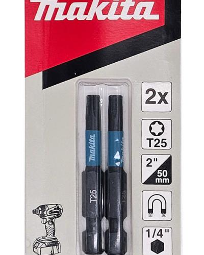 מארז 2 ביטים מגנטים T25 BLACK 50 MAKITA