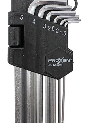 סט אלן מילימטרי כדורי 9 חלקים PROXEN