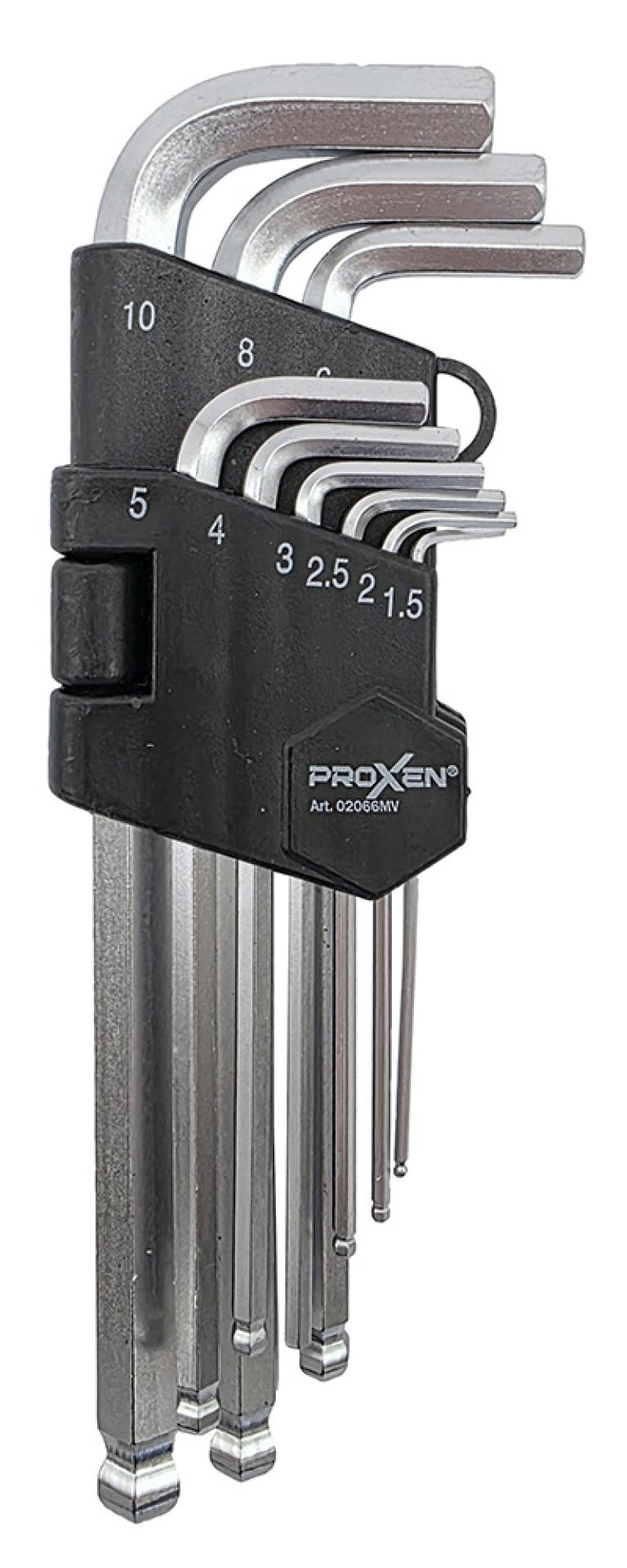 סט אלן מילימטרי כדורי 9 חלקים PROXEN
