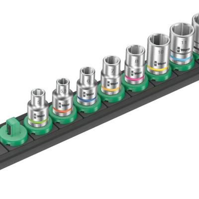 סט בוקסות 14 ממ במנשא חגורה 9יח BELT A4 WERA