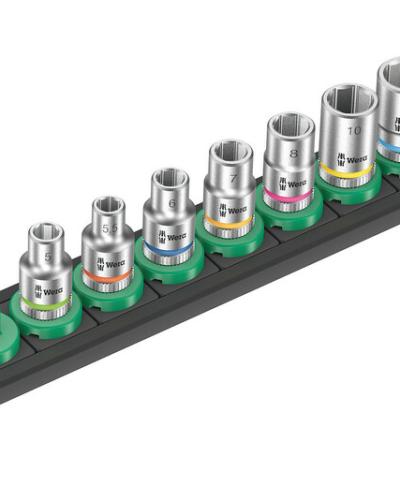 סט בוקסות 14 ממ במנשא חגורה 9יח BELT A4 WERA