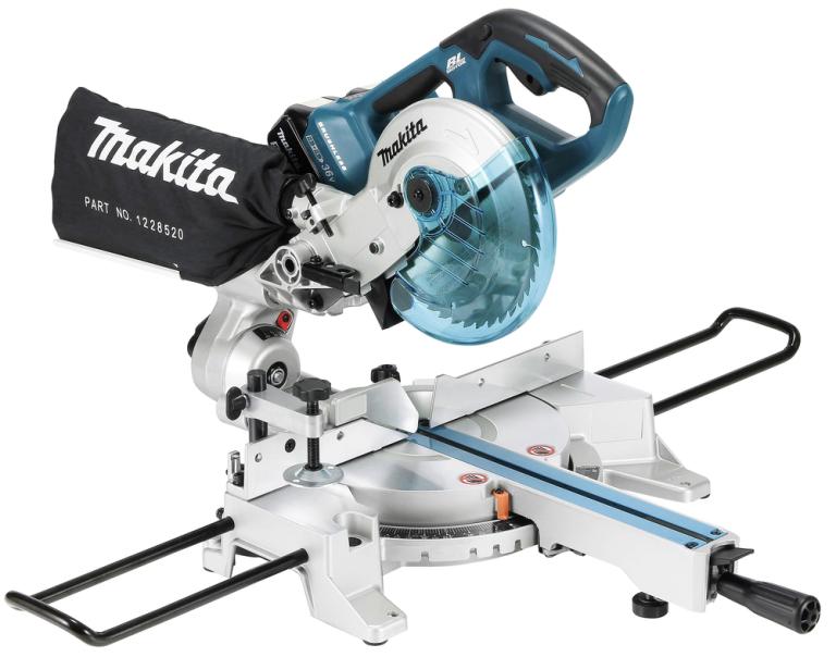 מסור פנדל 2X18V נטען 7 190 ממ BL עם 2 סוללות 4A ומטען MAKITA DLS714RME