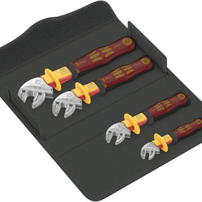 סט 4 מפתחות מתכוונן מבודד JOKER בפאוץ VDE 6004 WERA
