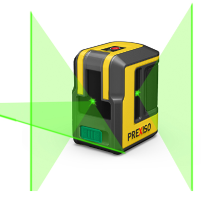 פלס  לייזר שלושה קווים ירוקים 20 מטר PREXISO PLC-90DG