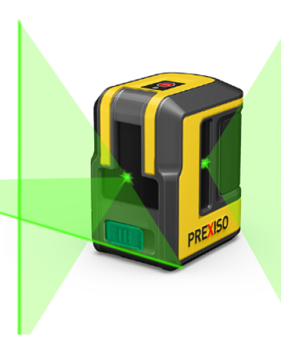 פלס  לייזר שלושה קווים ירוקים 20 מטר PREXISO PLC-90DG