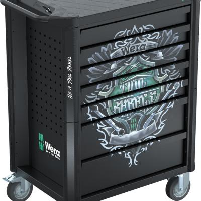 עגלת כלים מזוודת 94 יח כולל גלגלים 9700 WERA
