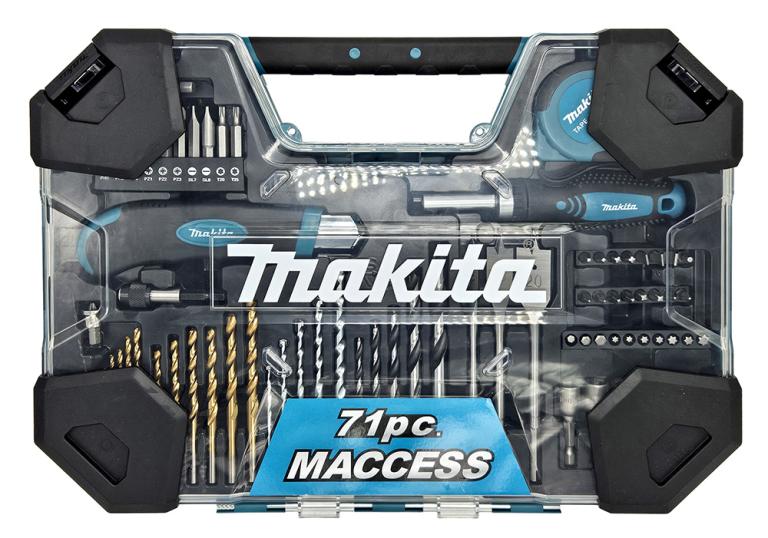 סט מקדחים וביטים HD 71 חלקים MAKITA