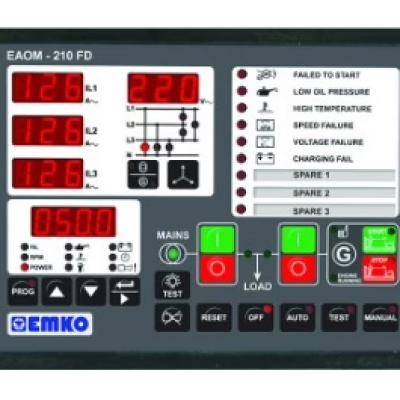 בקר החלפה אוטומטי לגנרטור דיזל או גז EAOM-210 FD