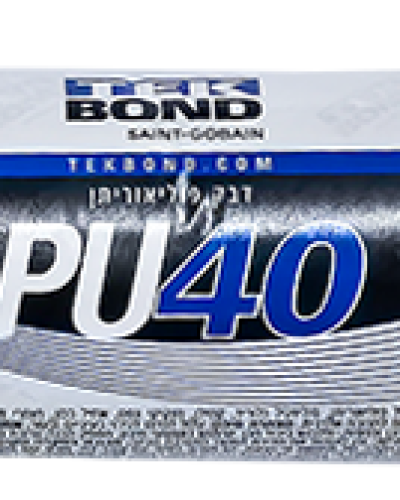 דבק PU40 לבן תעשייתי ברמה גבוהה פוליאוריתן 600 מל