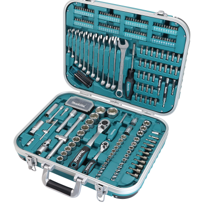 מזוודת בוקסות מפתחות וביטים 227 חלקים HD MAKITA