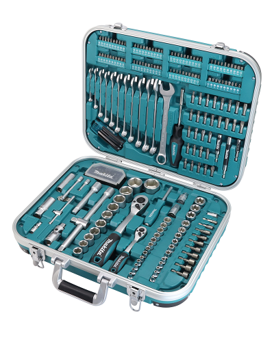 מזוודת בוקסות מפתחות וביטים 227 חלקים HD MAKITA