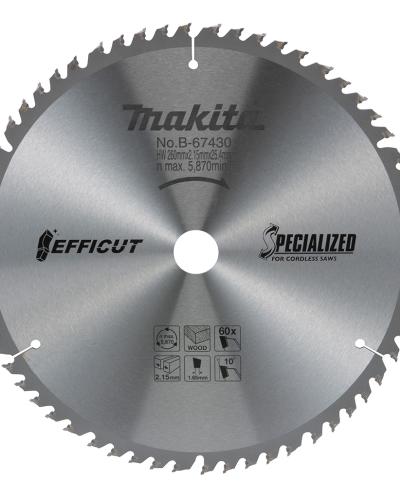 להב TCT למסור EFFICUT 260X60 עץ MAKITA