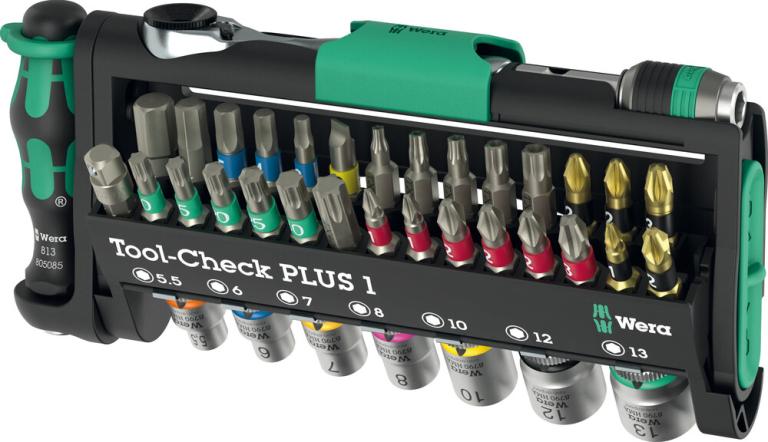 סט בוקסות וביטים 14 39 חלקים Tool-Check PLUS WERA