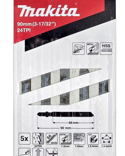 מארז 5 מסוריות למסור אנכי 90X8X24 מתכתפלסטיק MAKITA