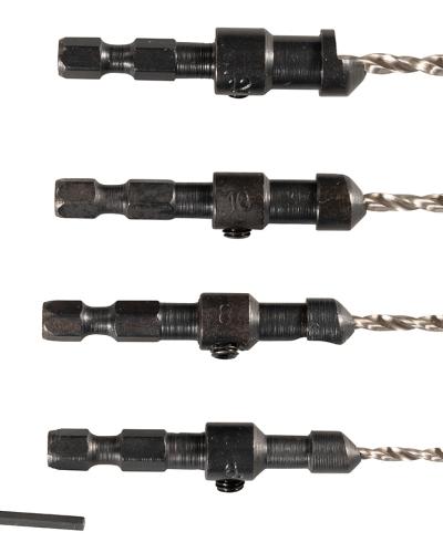 סט שקענים כניסה משושה 4 יח MAKITA