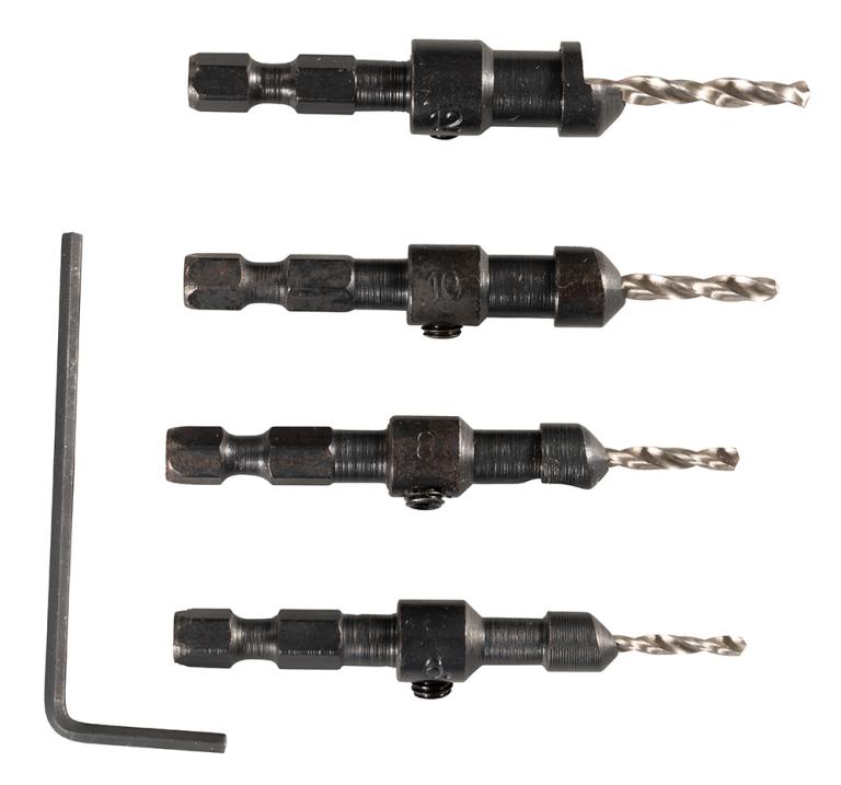 סט שקענים כניסה משושה 4 יח MAKITA