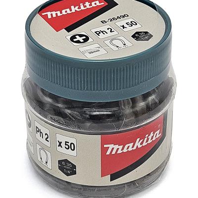 מארז ביטים מגנטים PH2 50 MAKITA