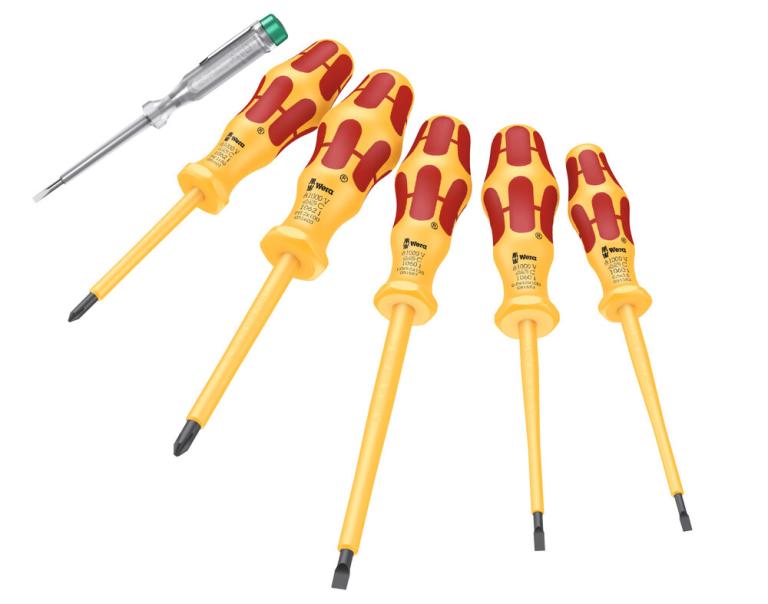 סט מברגים מבודד 6 יח Kraftform WERA