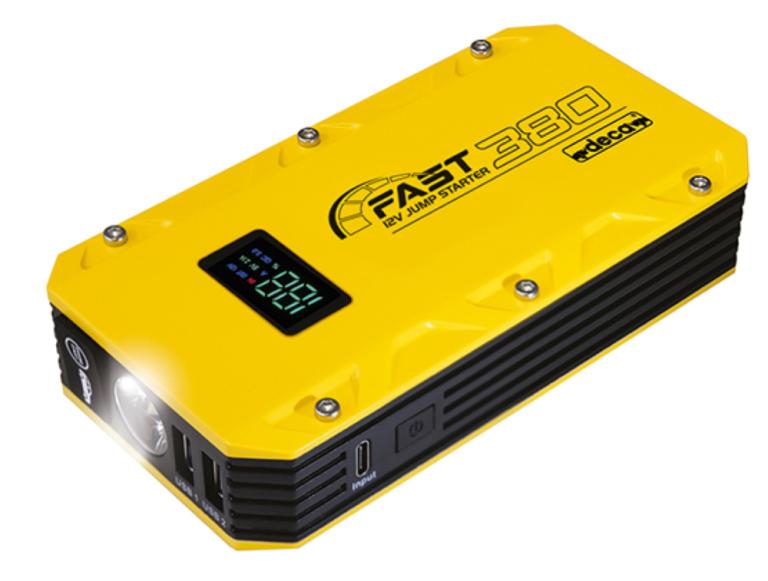בוסטר נייד Deca FAST380 1000A 12V