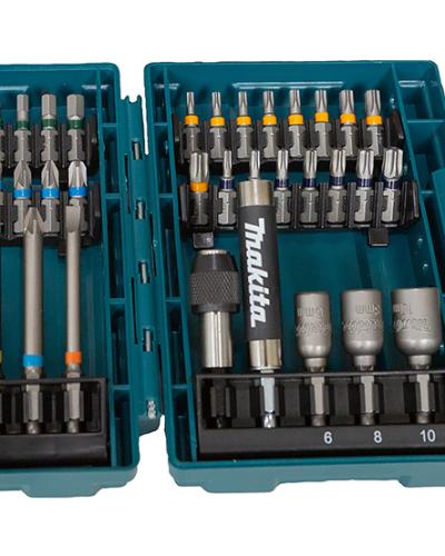 מארז ביטים 43 חלקים ומברג ראצט MAKITA