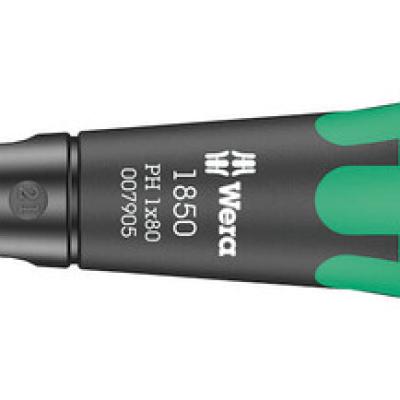 מברג פיליפס ידית כדור  PH 1 x 80 mm 1850 WERA