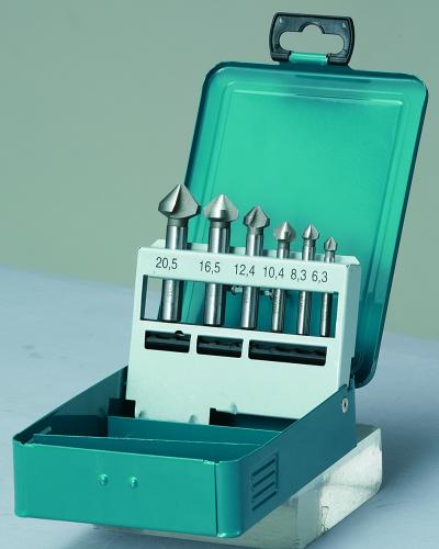 סט שקענים 6 יח בקופסא מתכת MAKITA