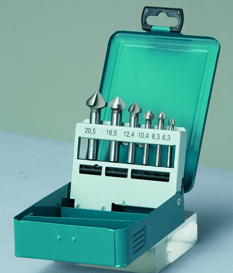 סט שקענים 6 יח בקופסא מתכת MAKITA