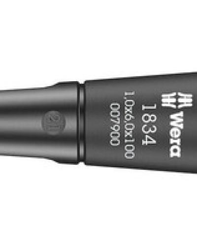 מברג שטוח להב עבודה ידית כדור 10X60X100 1834 WERA