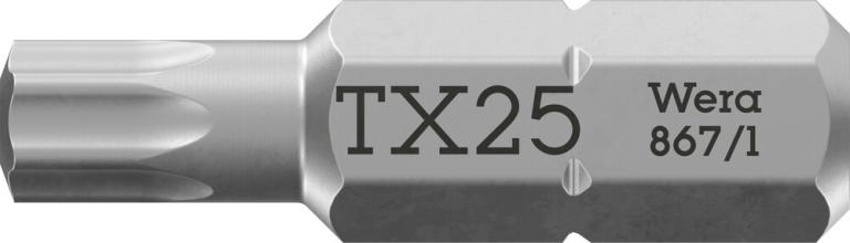 ביט טורקס S 8671 TX25X25 WERA