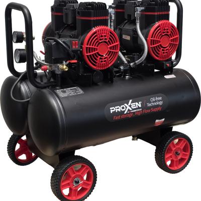 מדחס אוויר ללא שמן 2900W מיכל כפול 48 ליטר 2X24 PROXEN