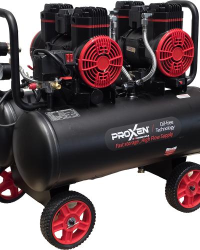 מדחס אוויר ללא שמן 2900W מיכל כפול 48 ליטר 2X24 PROXEN