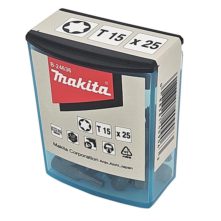 מארז ביטים T15 25 MAKITA
