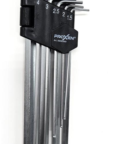סט אלן ממ כדורי ארוך מאד 9 חלקים PROXEN