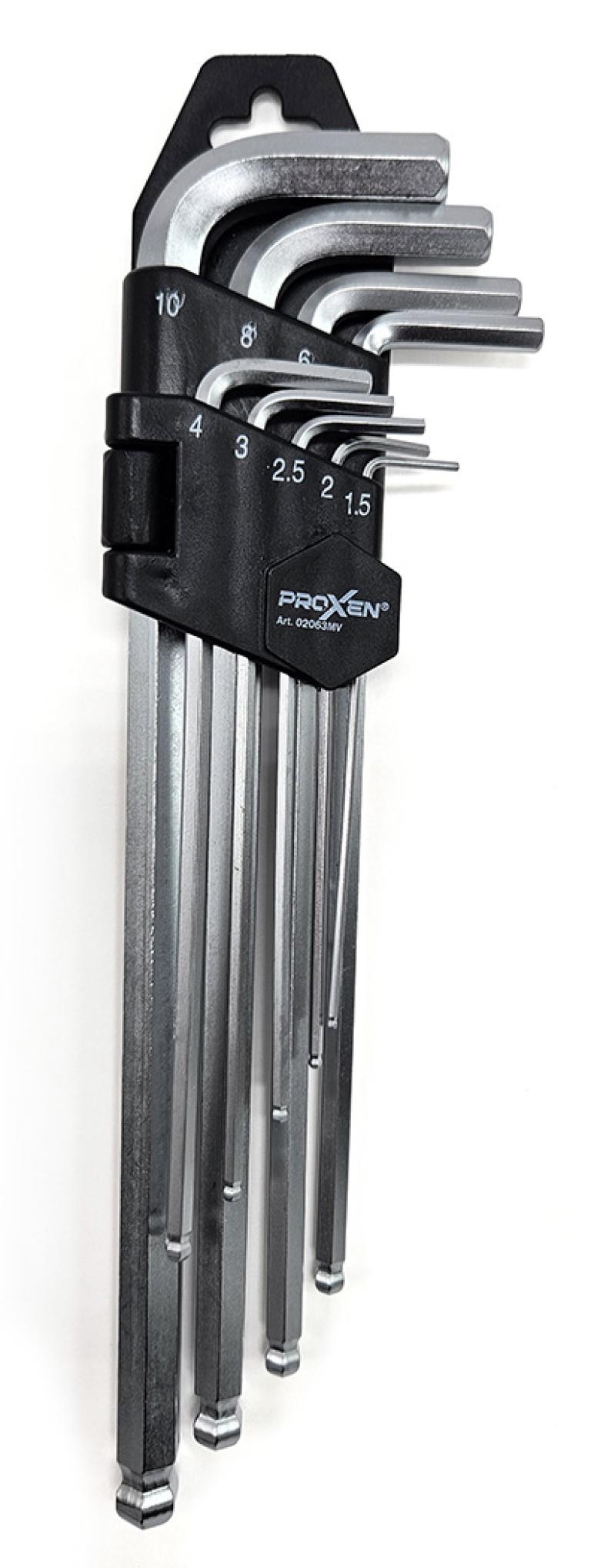 סט אלן ממ כדורי ארוך מאד 9 חלקים PROXEN