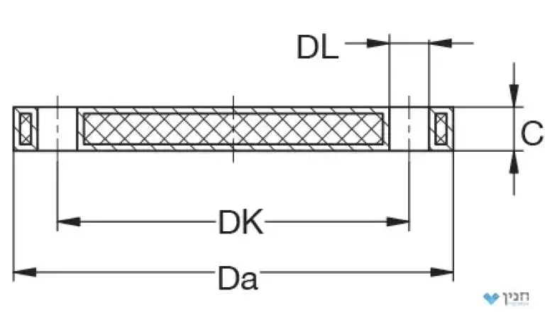 אוגן עיוור מצופה שחור ISO/DIN 2501 PN16/10