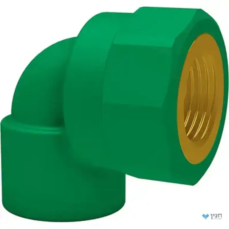 זווית מעבר 90° הברגה פנימית ברונזה