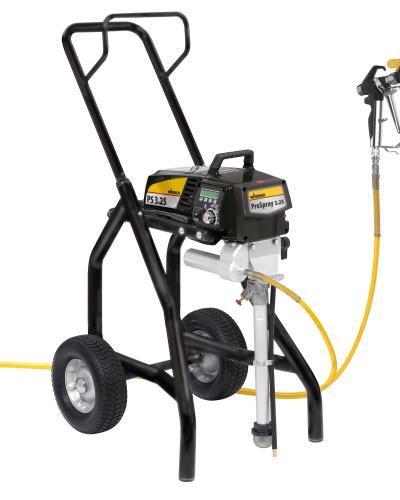 מערכת התזה איירלס בוכנתי WAGNER ProSpray PS 325 על עגלה