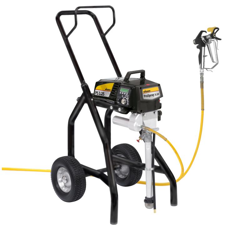 מערכת התזה איירלס בוכנתי WAGNER ProSpray PS 325 על עגלה