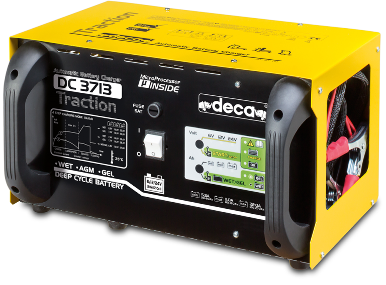 מטען מצברים אוט 37 אמפר 61224V לנפח מצבר Deca 30-270Ah