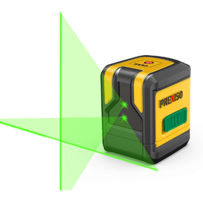 פלס לייזר 2 קווים ירוקים PREXISO PLC-10PG