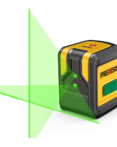 פלס לייזר 2 קווים ירוקים PREXISO PLC-10PG