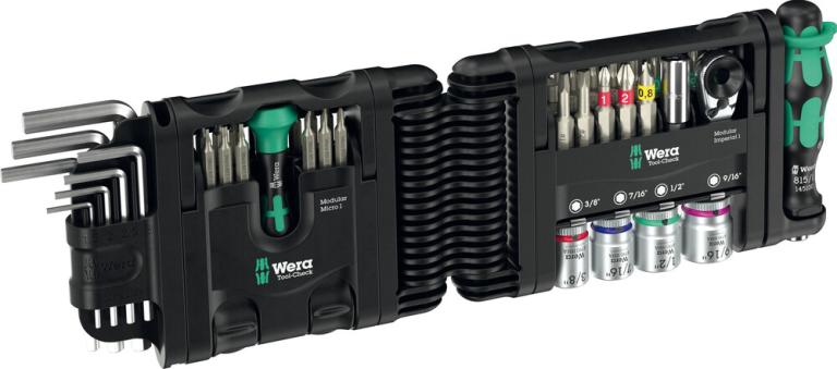 סט כלים מודולרי אינצי 50 יח Tool-Check Modular WERA