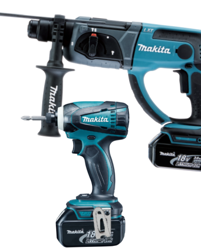 סט כלים 18V נטען עם 3 סוללות 4A ומטען MAKITA DLX2090MX1
