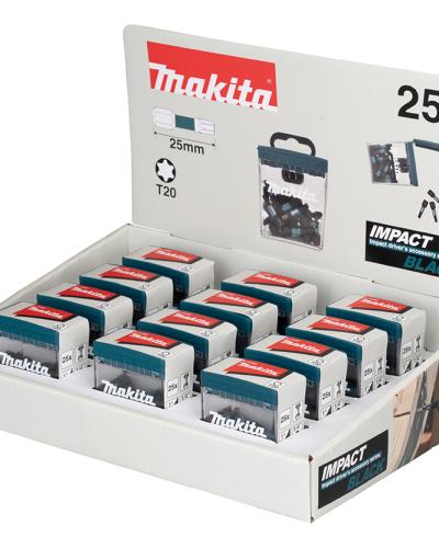 מארז דלפק ביטים T20 BLACK 25 MAKITA