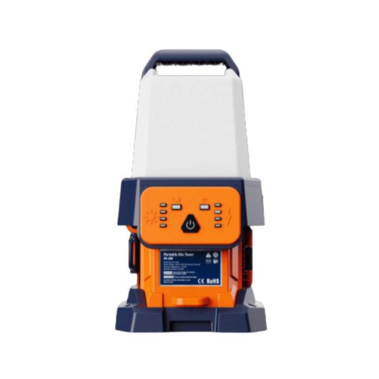 פנס שטח נייד PS-200 - תאורת לד מקצועית 360 עם סוללה נטענת